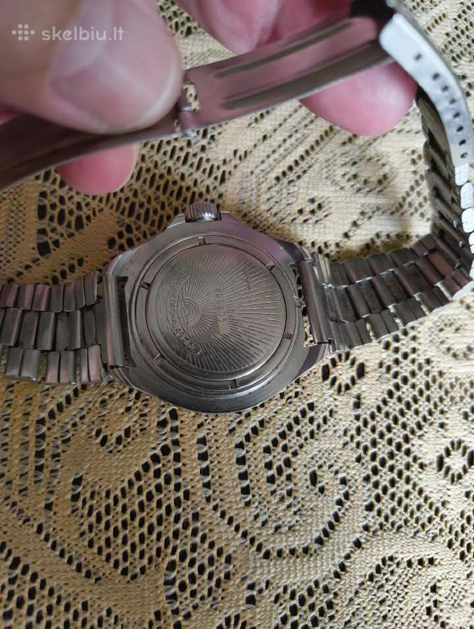 CcCCCP Laikrodis Kamandirskije. Mechaninis Pilnai - nuotraukos Nr. 6