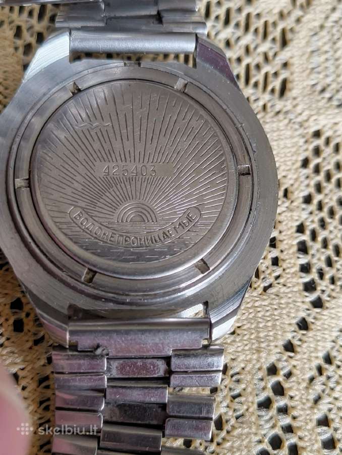CcCCCP Laikrodis Kamandirskije. Mechaninis Pilnai - nuotraukos Nr. 7