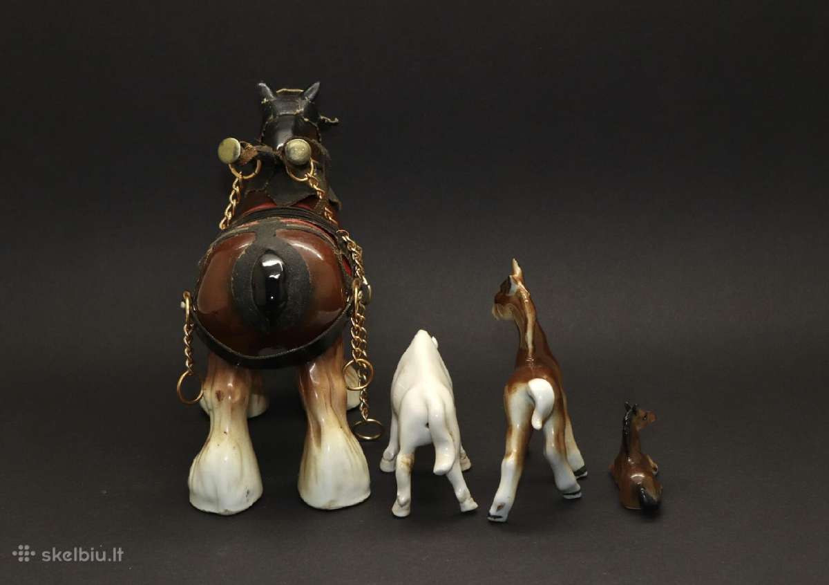 "Arkliukai", Porcelianas, Aukštis: 2.3 / 4.5 / 12 - nuotraukos Nr. 3