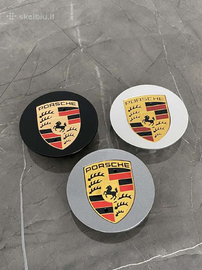 Porsche emblemos , ratlankiu dangteliai , Macan. - nuotraukos Nr. 5