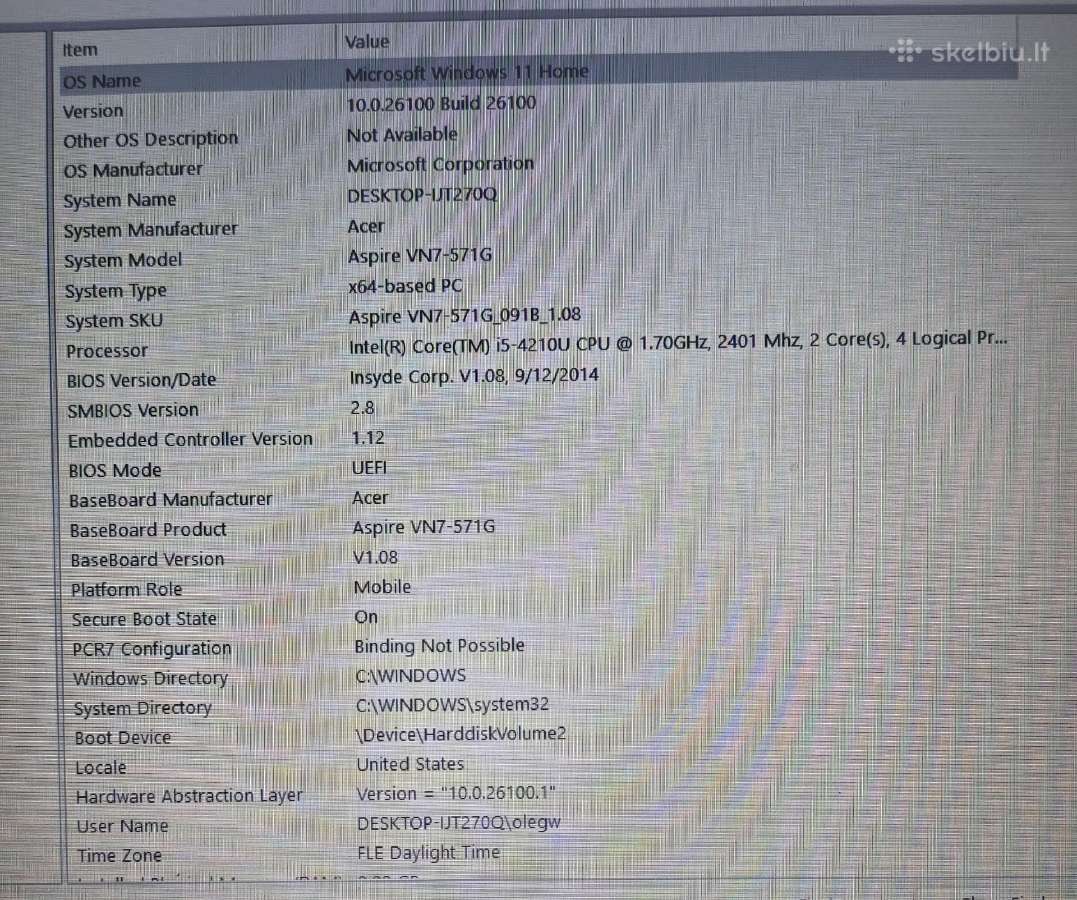 Acer Aspire V 15 Nitro - nuotraukos Nr. 7