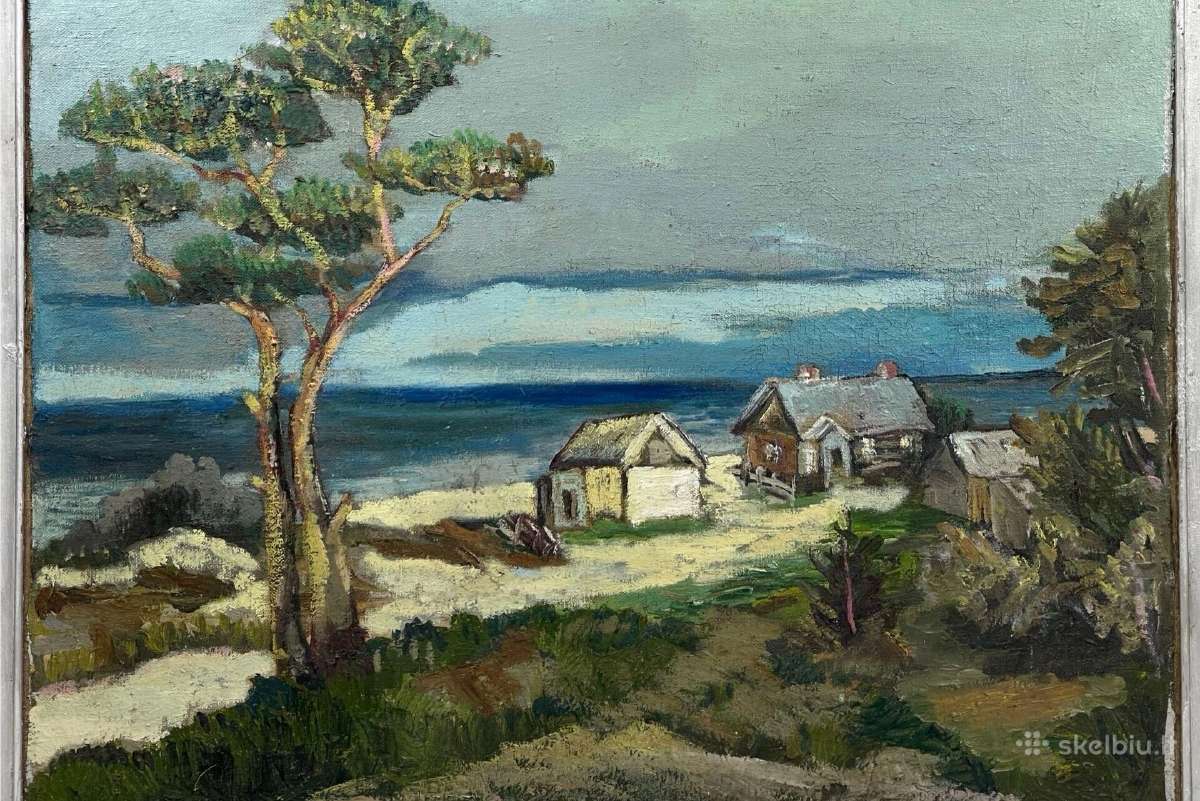 (Drobė, Aliejus), 89.5x71 см. / 80.7x62.2 см - nuotraukos Nr. 2