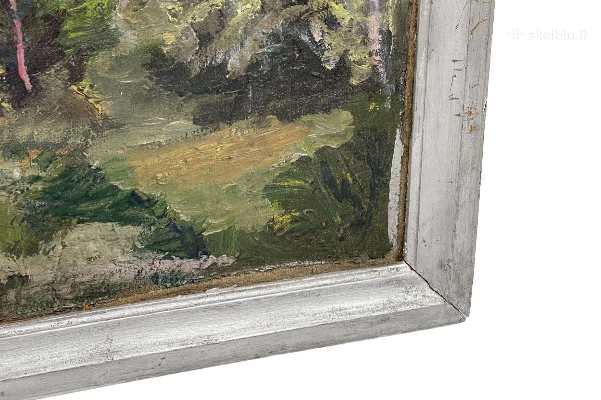 (Drobė, Aliejus), 89.5x71 см. / 80.7x62.2 см - nuotraukos Nr. 3