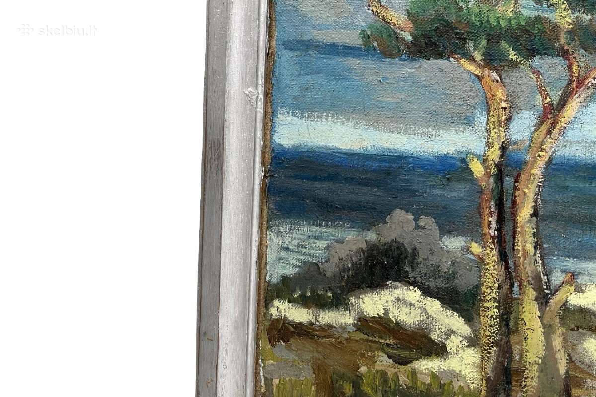 (Drobė, Aliejus), 89.5x71 см. / 80.7x62.2 см - nuotraukos Nr. 4