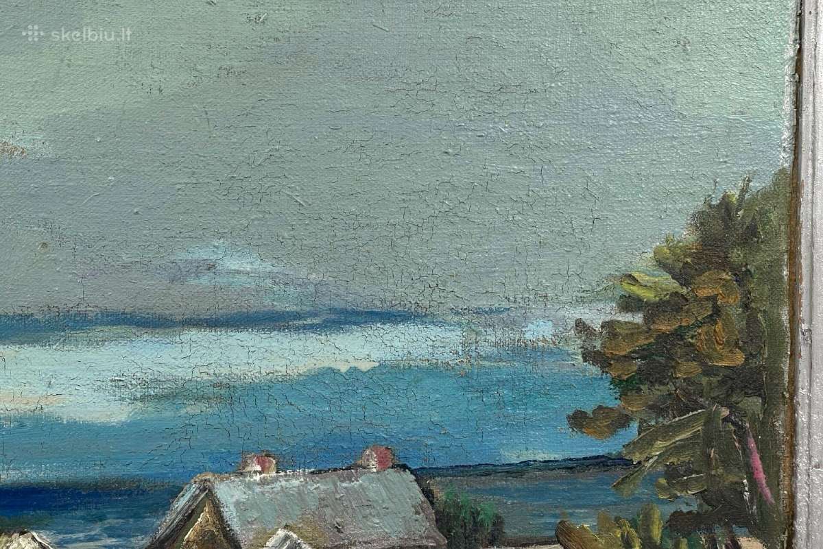 (Drobė, Aliejus), 89.5x71 см. / 80.7x62.2 см - nuotraukos Nr. 5