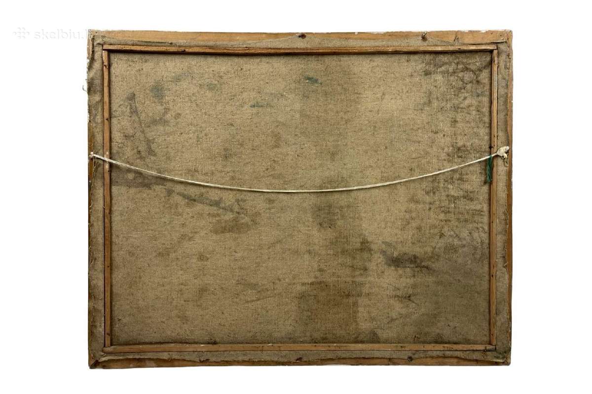 (Drobė, Aliejus), 89.5x71 см. / 80.7x62.2 см - nuotraukos Nr. 6