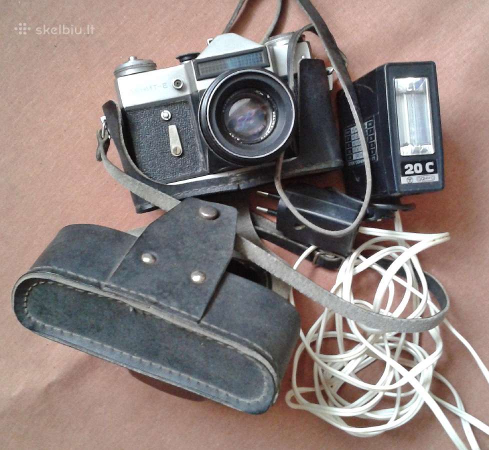 Fotoaparatai Zenit E ir Elikon 35c, autofokus - nuotraukos Nr. 2