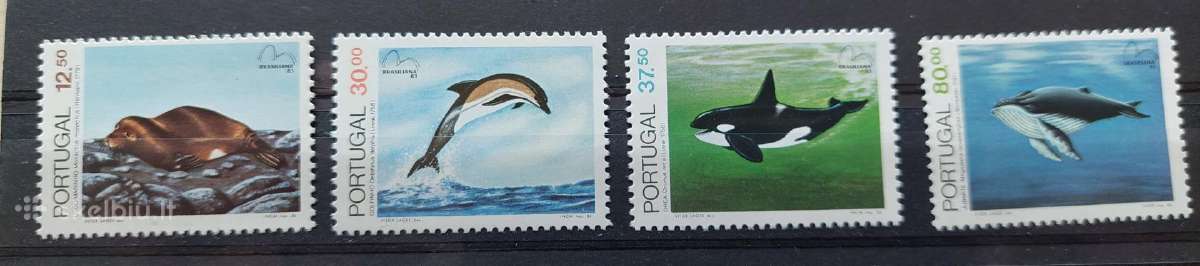 Portugalija 1983 jūros fauna, švarus ,Michel Nr. 1