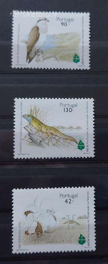 Portugalija 1995 fauna, švarus ,Michel Nr.2063-206