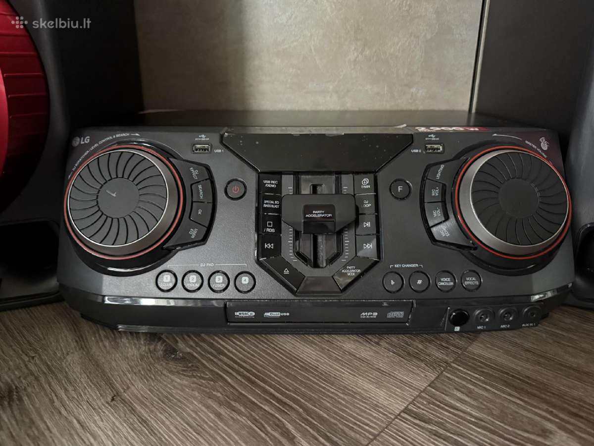 LG Cj88 „Bluetooth Megasound“ Party Hifi Sistema - nuotraukos Nr. 2