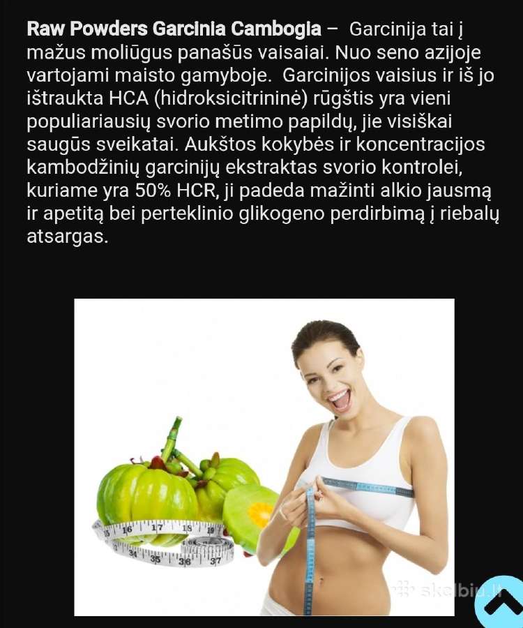 Garcinia Cambogia 500 mg - nuotraukos Nr. 4