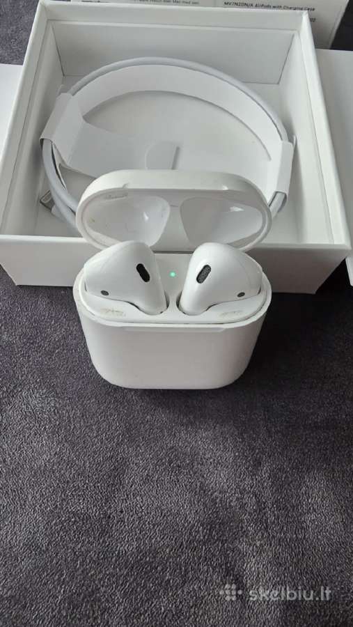Apple Airpods 1st Gen Originalūs ausinukai - nuotraukos Nr. 3
