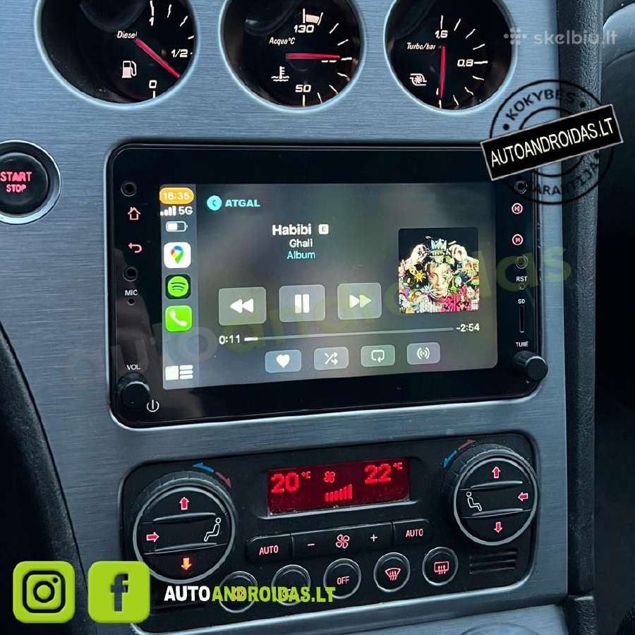 Android multimedija WiFi/GPS