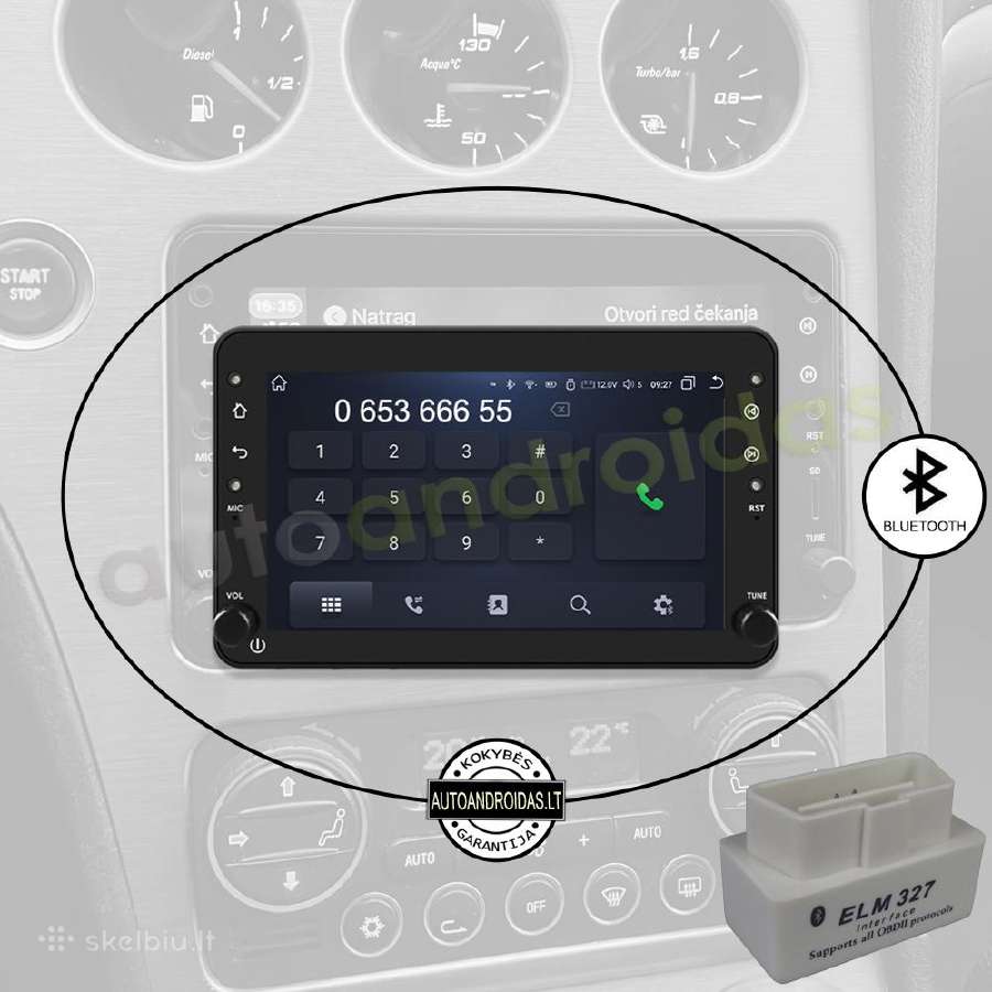 Android multimedija WiFi/GPS - nuotraukos Nr. 5
