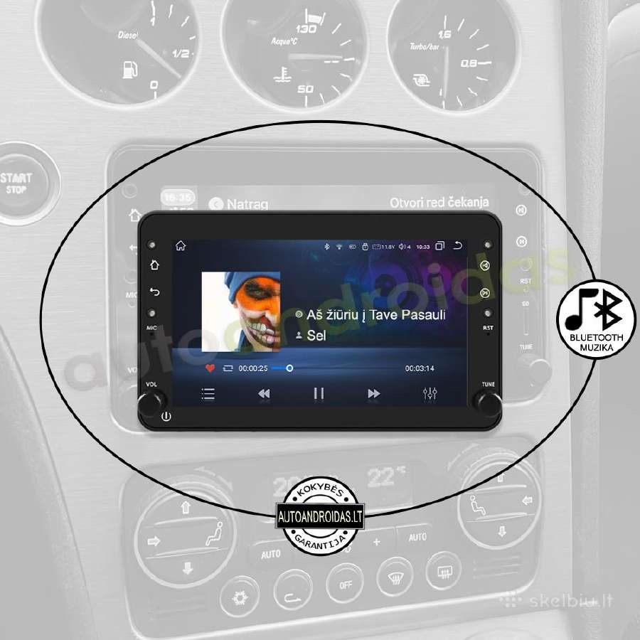Android multimedija WiFi/GPS - nuotraukos Nr. 6