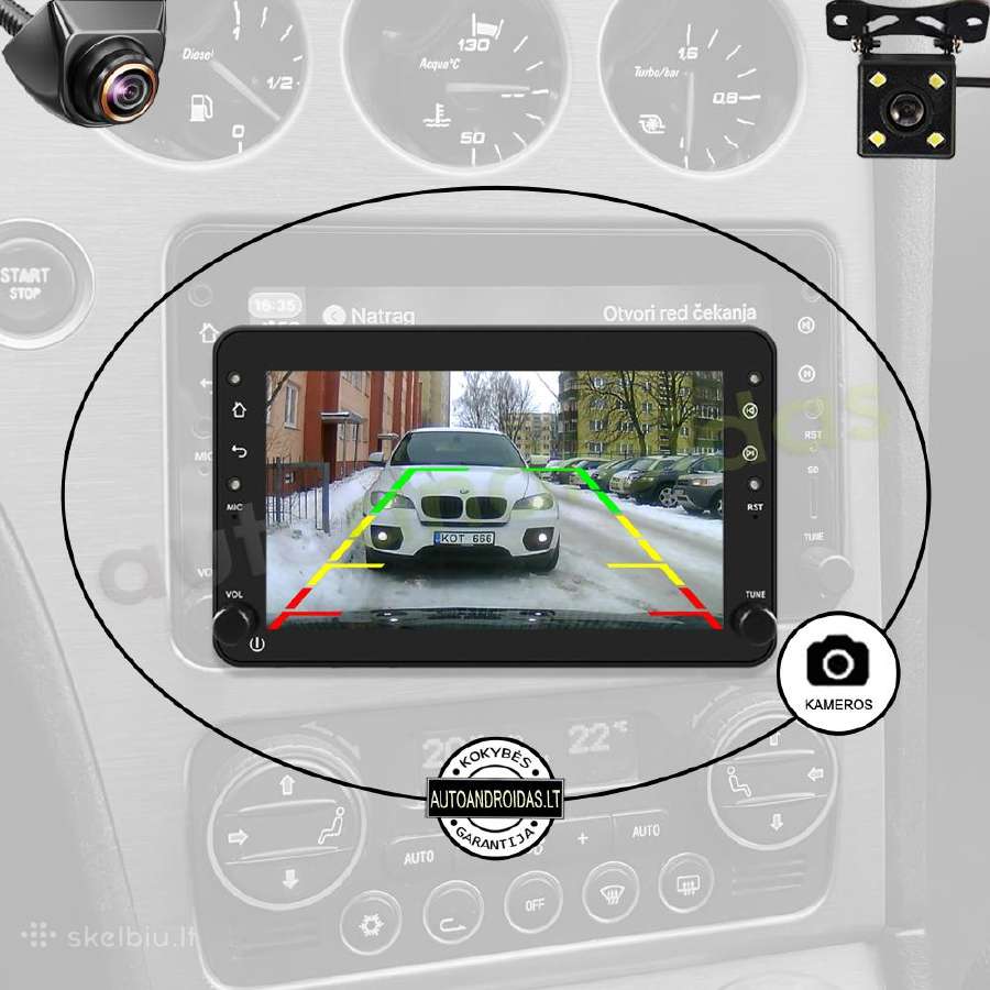 Android multimedija WiFi/GPS - nuotraukos Nr. 7