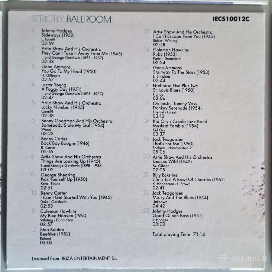 Strictly Ballroom (9 x CD rinkinys) - nuotraukos Nr. 9