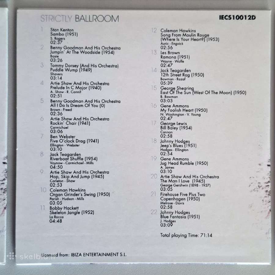 Strictly Ballroom (9 x CD rinkinys) - nuotraukos Nr. 10