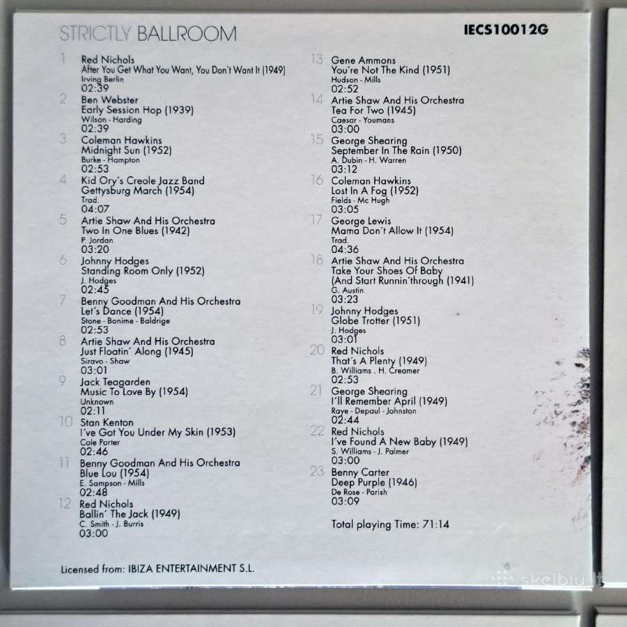 Strictly Ballroom (9 x CD rinkinys) - nuotraukos Nr. 13