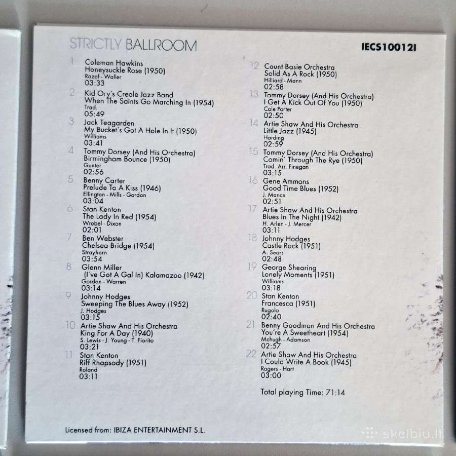 Strictly Ballroom (9 x CD rinkinys) - nuotraukos Nr. 15