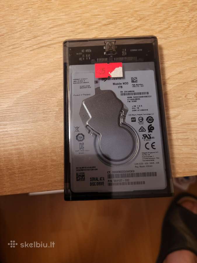 Parduodu 1tb HDD diska - nuotraukos Nr. 2