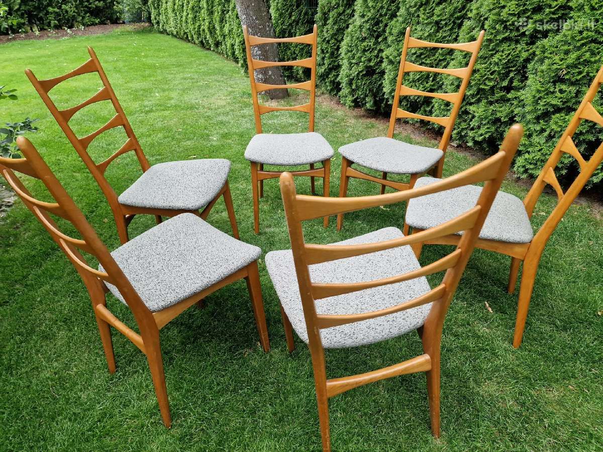 Vintažinės mid century bukmedžio kėdės - nuotraukos Nr. 22