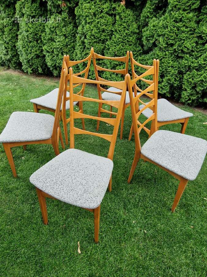 Vintažinės mid century bukmedžio kėdės - nuotraukos Nr. 30