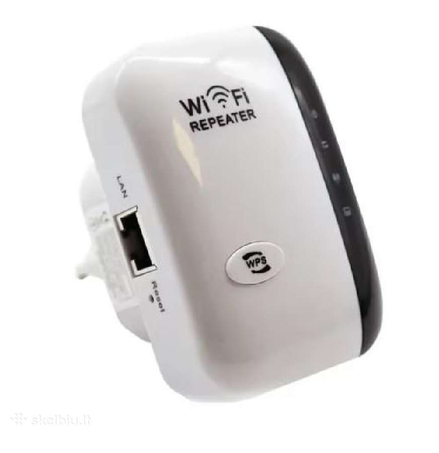 WiFi kartotuvas, stiprintuvas.