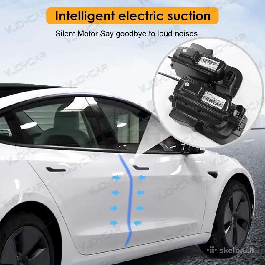 Tesla Model 3 Y elektriniai visų durų pritraukėjai