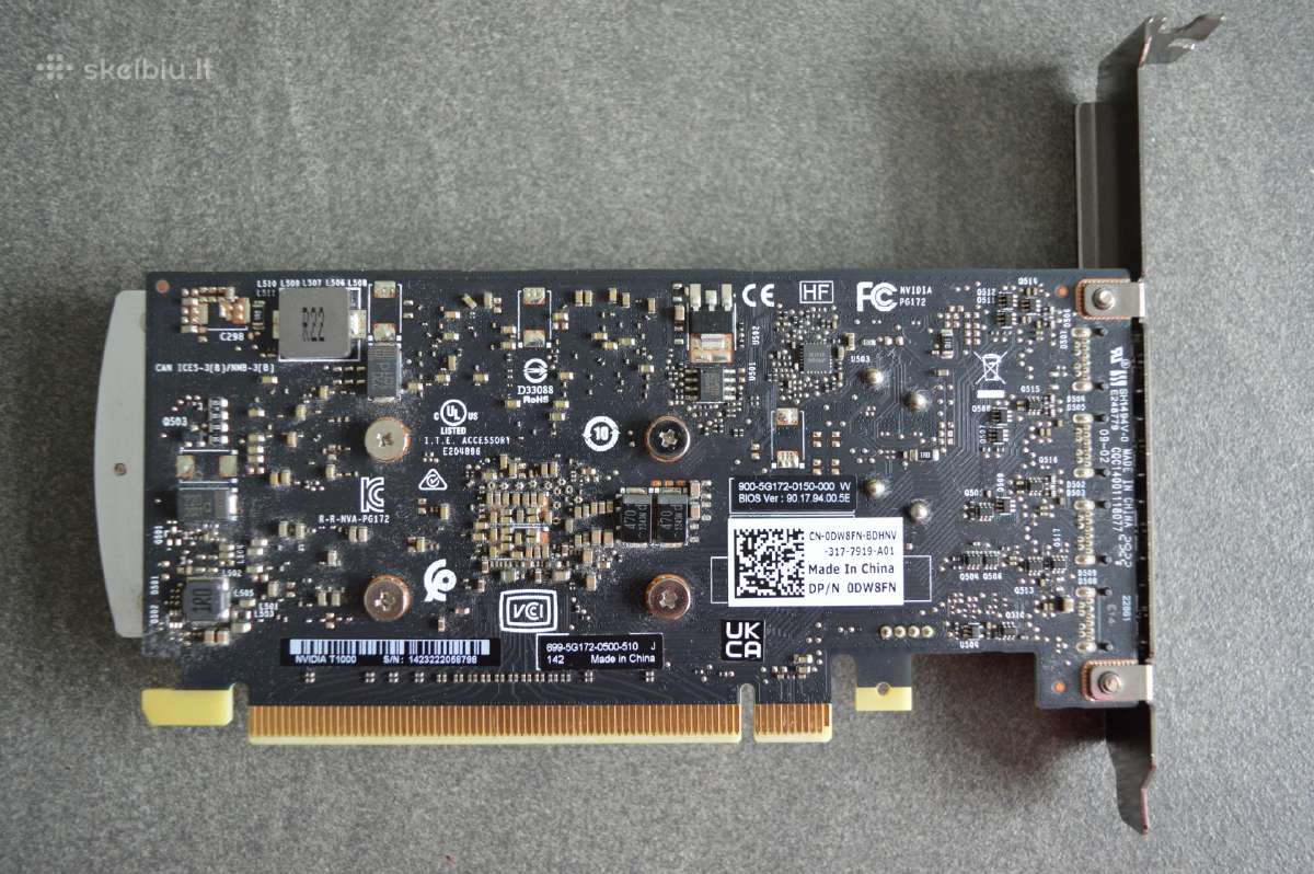 Nvidia Quadro T1000 4gb – profesionali vaizdo plok