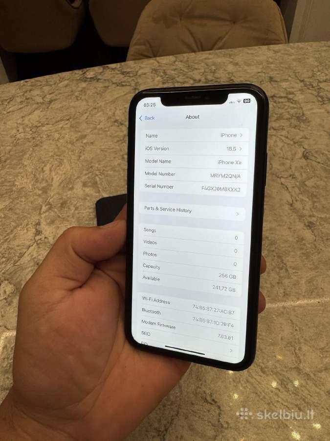 iPhone Xr, 256gb 89% - nuotraukos Nr. 3