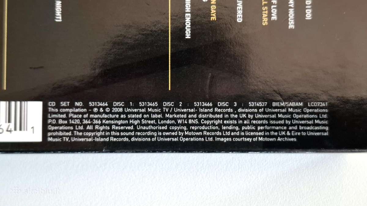 Various – Motown 50 (3 x CD rinkinys) - nuotraukos Nr. 10