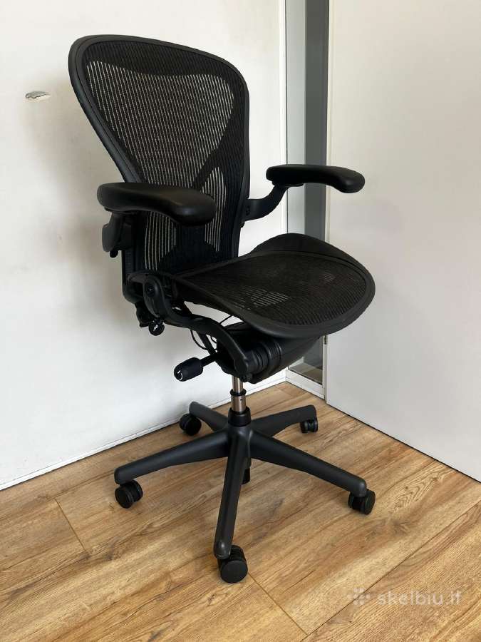 Herman Miller Aeron Graphite Posture Fit Size C - nuotraukos Nr. 2