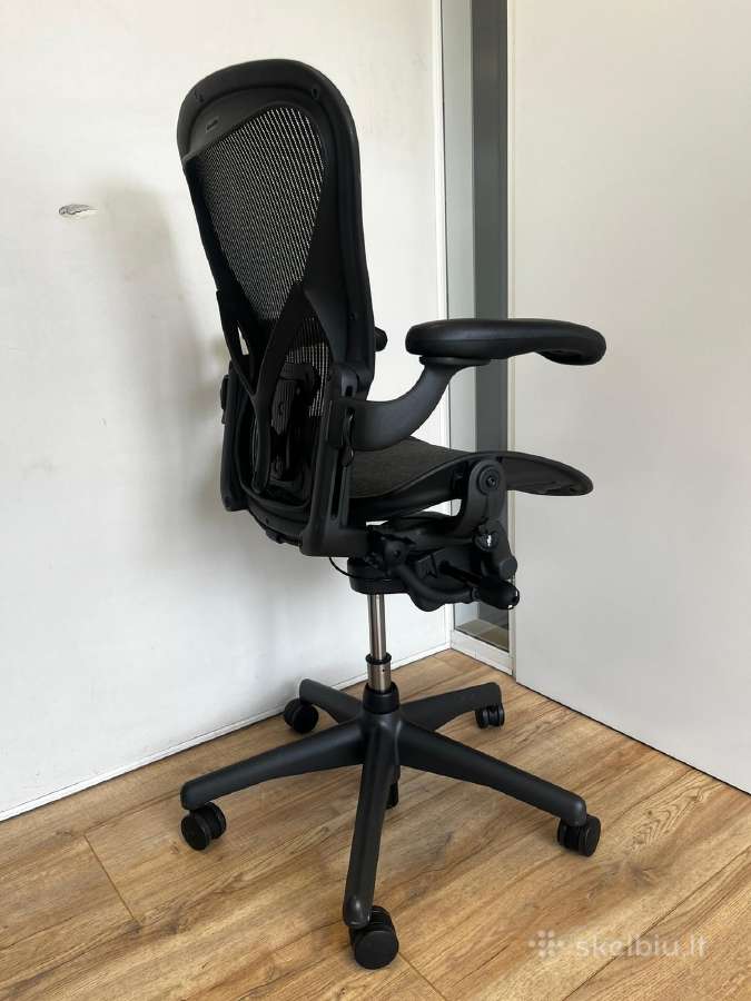 Herman Miller Aeron Graphite Posture Fit Size C - nuotraukos Nr. 3