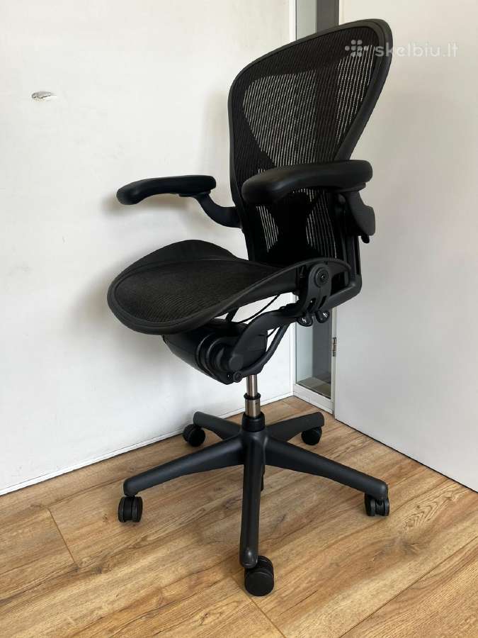 Herman Miller Aeron Graphite Posture Fit Size C - nuotraukos Nr. 6