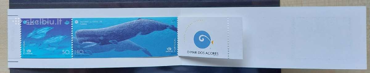 Portugalija(azorai) 1998 jūros fauna, švarus, bukl