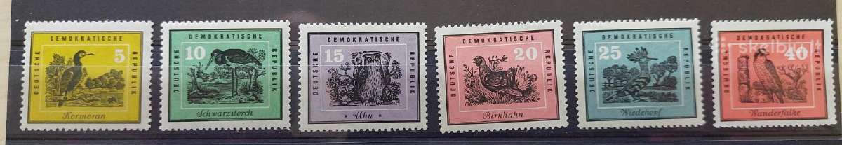 Vokietija(ddr)1959 paukščiai, švarus, Michel Nr69