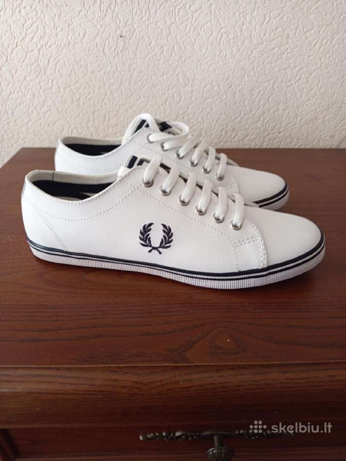 Natūralios odos vyriški Fred Perry bateliai - nuotraukos Nr. 4