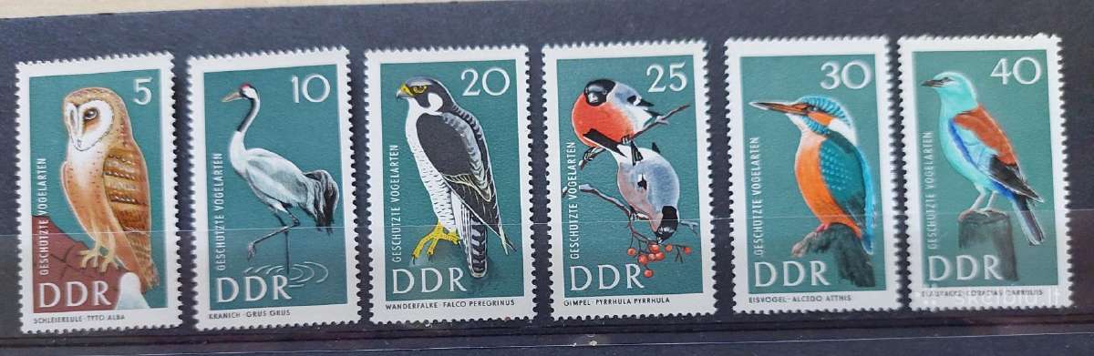 Vokietija(ddr)1967 paukščiai , švarus, Michel Nr1