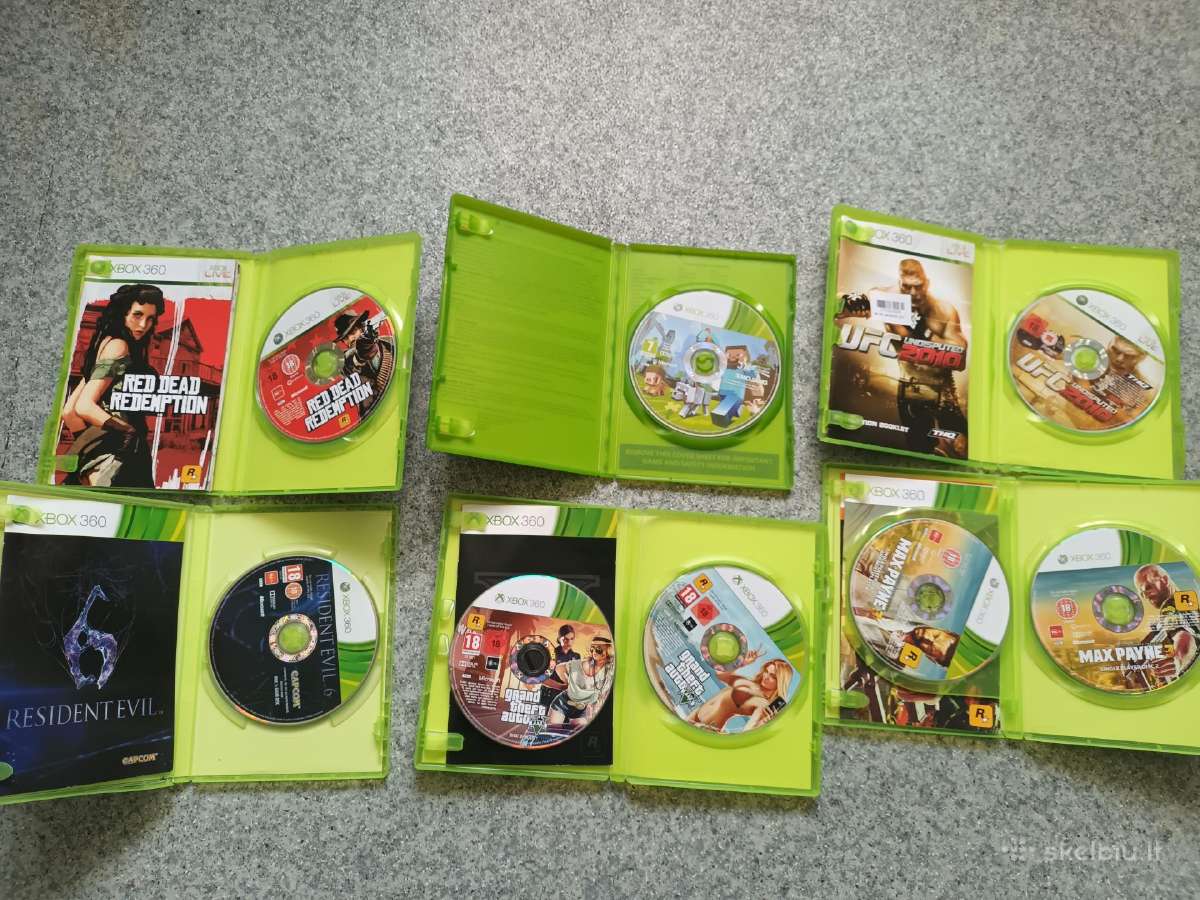 Xbox 360 žaidimai minecraft, gta 5, ufc Panevėžyje - nuotraukos Nr. 2