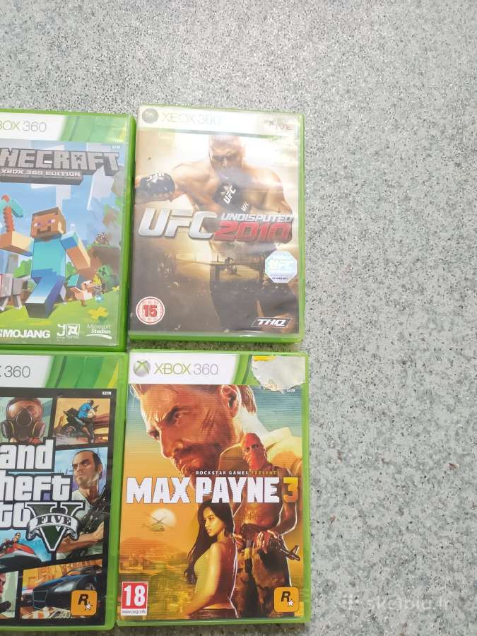 Xbox 360 žaidimai minecraft, gta 5, ufc Panevėžyje - nuotraukos Nr. 6
