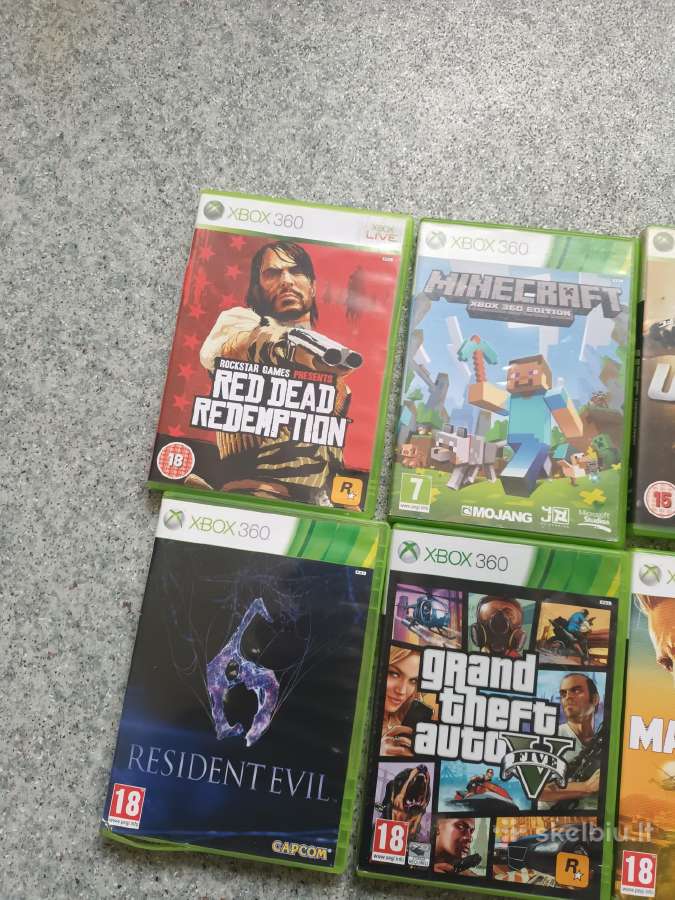 Xbox 360 žaidimai minecraft, gta 5, ufc Panevėžyje - nuotraukos Nr. 5