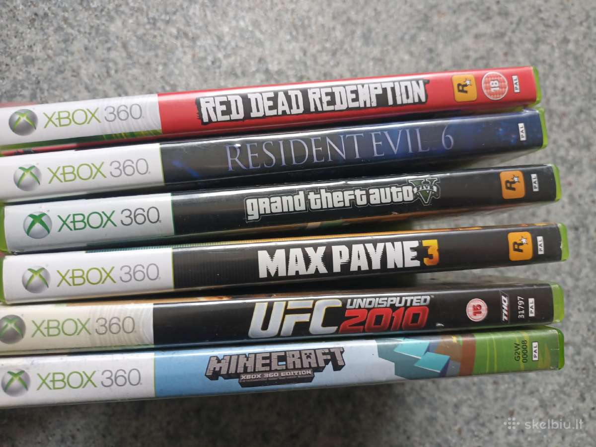 Xbox 360 žaidimai minecraft, gta 5, ufc Panevėžyje - nuotraukos Nr. 3