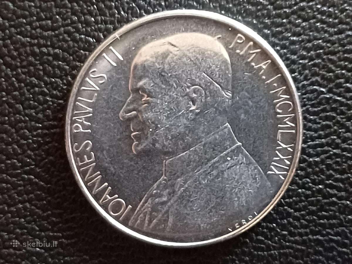 (8) 50 lirų 1979m. Vatikanas. - nuotraukos Nr. 2