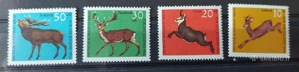 Vokietija(berlin) 1966 elniai ,švarus, Michel Nr29