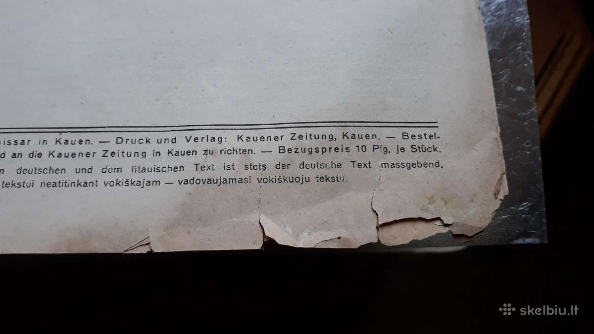 Lietuva Vokietija laikraštis Amtsblatt 1942 - nuotraukos Nr. 9