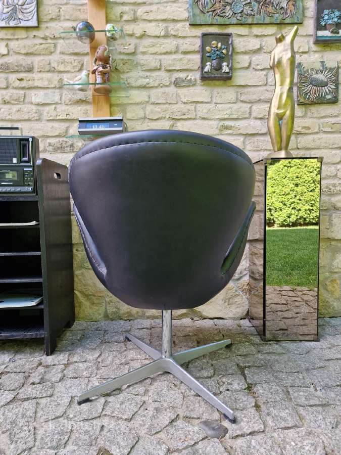 Vintažinė mid century kėdė Swan 3320 - nuotraukos Nr. 3
