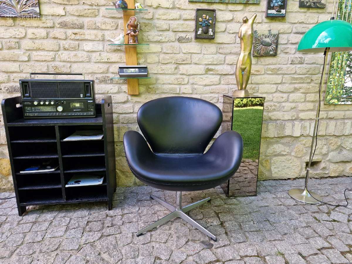 Vintažinė mid century kėdė Swan 3320 - nuotraukos Nr. 7