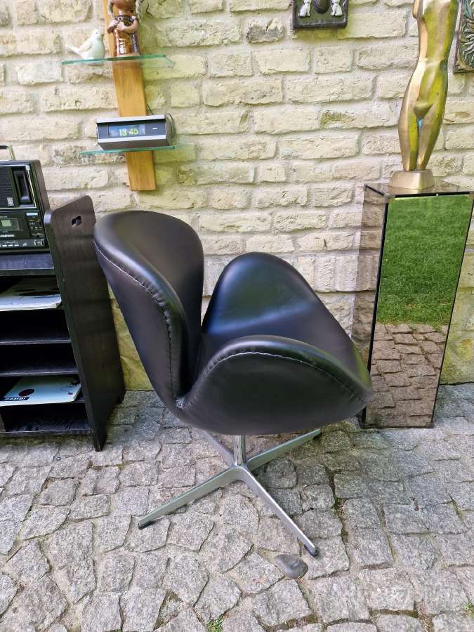 Vintažinė mid century kėdė Swan 3320 - nuotraukos Nr. 8