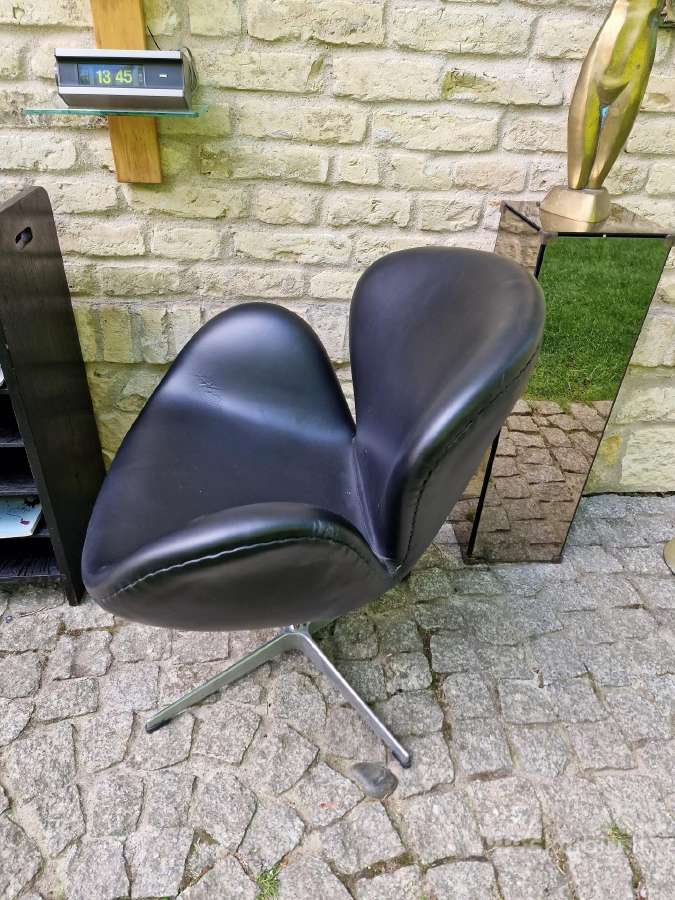 Vintažinė mid century kėdė Swan 3320 - nuotraukos Nr. 9